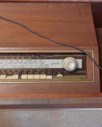 Mobile radio e giradischi vintage phonola 