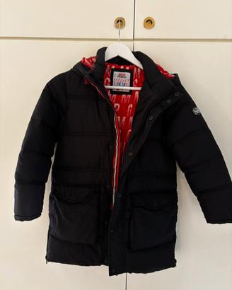 Piumino Primigi 10 anni nero imbottito con cappucc