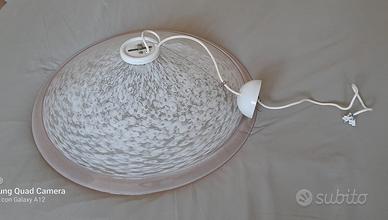 Lampadario a sospensione in vetro murano