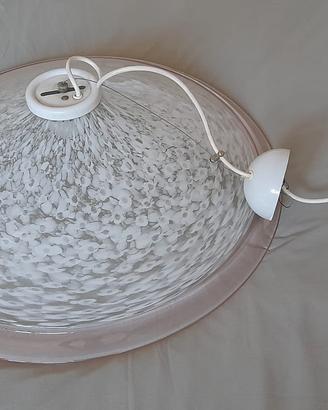 Lampadario a sospensione in vetro murano