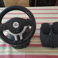 Volante e pedaliera per Playstation 2/ pc