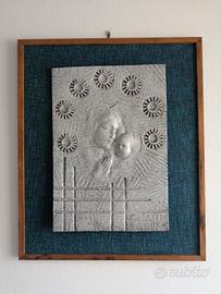 Madonna con bambino in ceramica