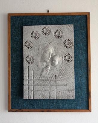 Madonna con bambino in ceramica
