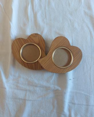 Cornici in legno coppia 