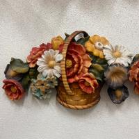 Decorazione da Parete floreale in legno