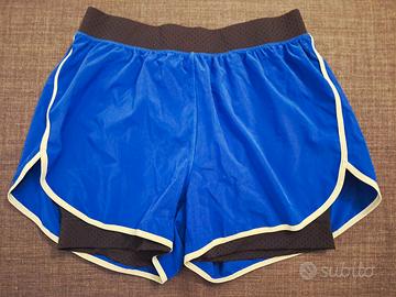 Pantaloncini Donna 2 in 1 Decathlon