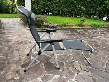 Sedie campeggio reclinabili e poggiapiedi Midland