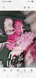 completo fascie e ballerine neonata