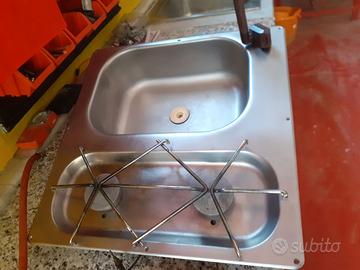 piano cottura da incasso due fuochi gas