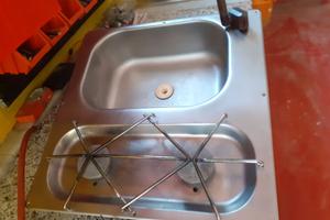piano cottura da incasso due fuochi gas