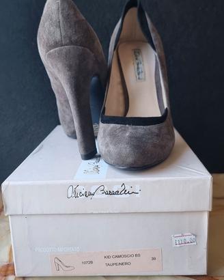 Nuove e lussuose scarpe camoscio Luciano Barachini