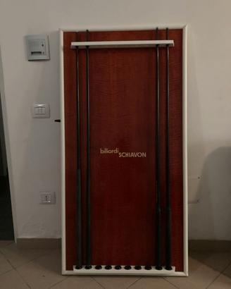 Stecchiera biliardo da parete