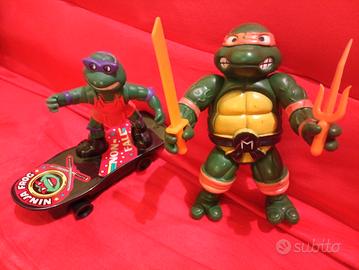 2 Ninja Turtles bootleg Vintage , RARITÀ anni 80 