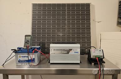 Kit fotovoltaico isola  – completo camper baita