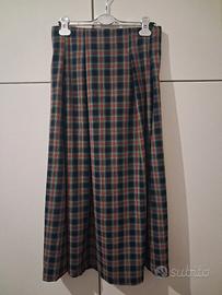 gonna midi in lana leggera tg.m mai messa