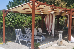 Casa vicino mare di MARINELLA con giardino.cani ok