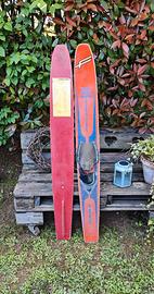 sci nautico vintage in legno