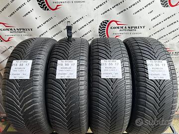 4 PNEUMATICI 215/55 R17 MICHELIN 4 STAGIONI