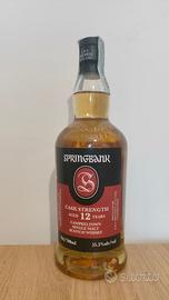 Whisky Springbank Cask Strength 12 Year Old