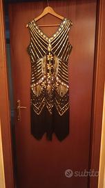 vestito Charleston con accessori 