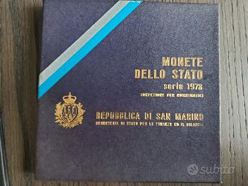 Repubblica San Marino 1978 Serie Divisionale 