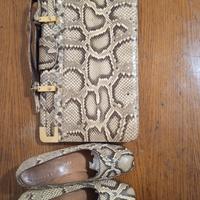 BORSA E SCARPE VERA PELLE 