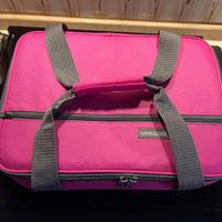 Borsa termica fucsia Lock&Lock con 2 contenitori