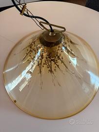 Lampada vintage di Murano Pustetto