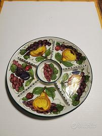 Piatto antipasto Guerrieri Murano vintage