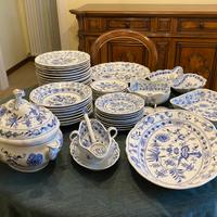 CIPOLLA BLU Zwiebelmuster Servizio piatti vintage