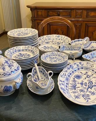 CIPOLLA BLU Zwiebelmuster Servizio piatti vintage