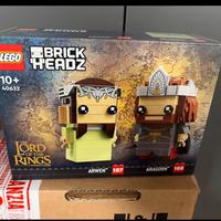 Lego 40632 Brickheadz lotr arwen aragorn signore