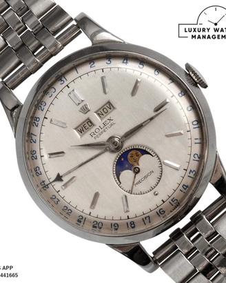 ROLEX Padellone 8171 steel silver dial 1951’s