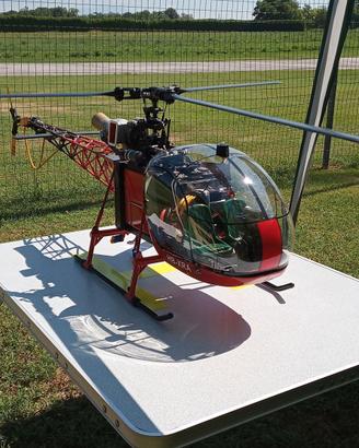 Elicottero RC - LAMA SA315B HB-XRA