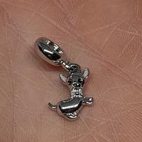 Charm ciondolo pendente simil Pandora cane dog