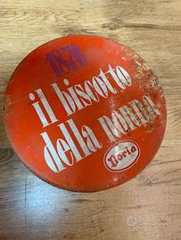 Barattolo in latta Doria anni 70