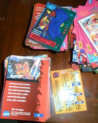 Loto o singoli figurine marvel anni 90