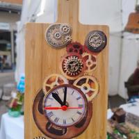 Orologio decoupage 