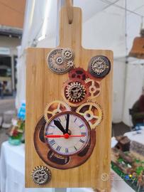 Orologio decoupage 