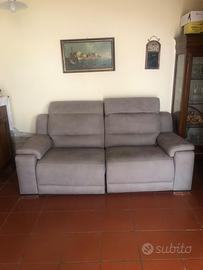 2 Divani 3posti, 2 relax elettrici