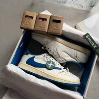 Nike air jordan 1 low travis scott fragment sail