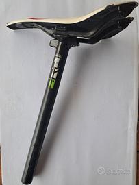 Sella e reggisella in carbonio diametro 27,2