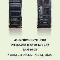 PC fisso, con masterizzatore CD/DVD/MP3, ecc.