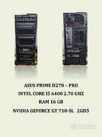 PC fisso, con masterizzatore CD/DVD/MP3, ecc.