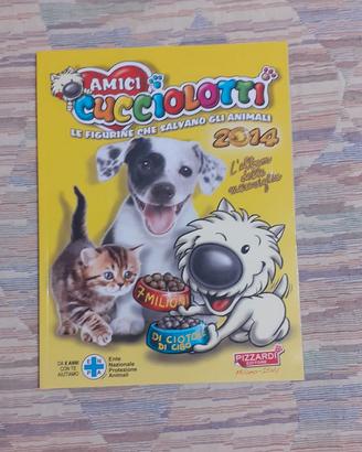 album amici cucciolotti 2014  vuoto da edicola