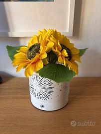 Lampada LED a forma di girasole ricaricabile touch