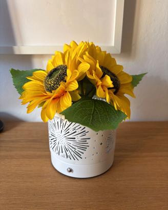 Lampada LED a forma di girasole ricaricabile touch