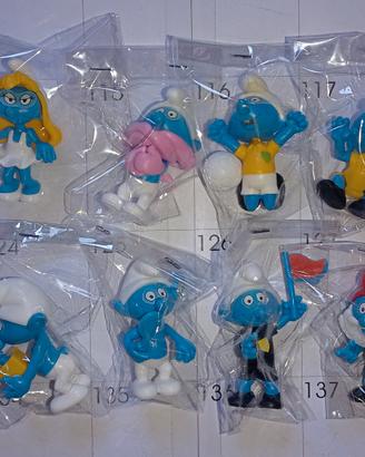 Puffi Calciatori Kinder 1990 serie completa 
