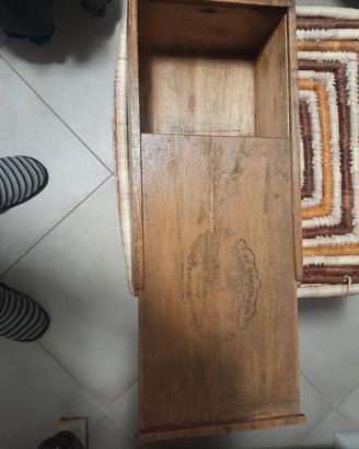 scatola in legno antica 