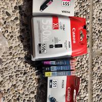 cartucce stampante Canon 551 550xl